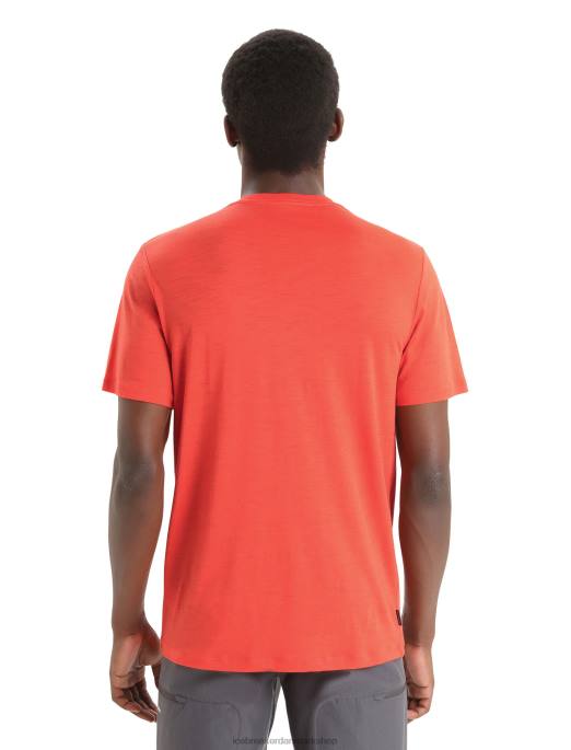 Icebreaker Mænd merino tech lite ii kortærmet t-shirt trailhead B00X15 tøj pulserende jord