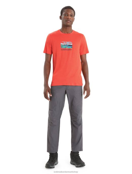 Icebreaker Mænd merino tech lite ii kortærmet t-shirt trailhead B00X15 tøj pulserende jord