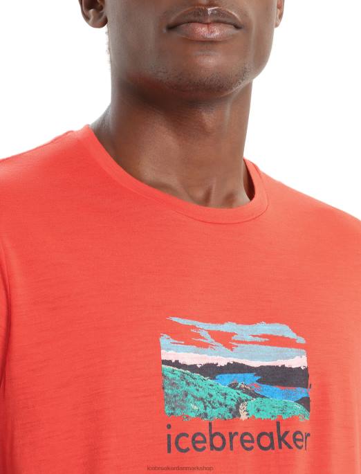 Icebreaker Mænd merino tech lite ii kortærmet t-shirt trailhead B00X15 tøj pulserende jord