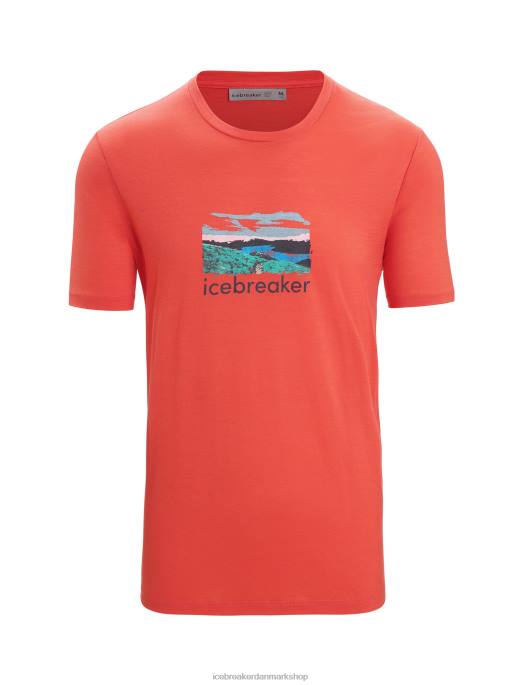 Icebreaker Mænd merino tech lite ii kortærmet t-shirt trailhead B00X15 tøj pulserende jord