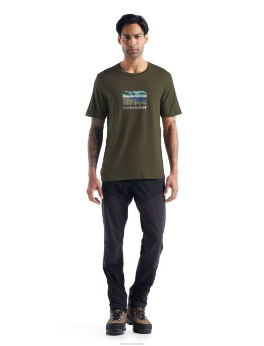 Icebreaker Mænd merino tech lite ii kortærmet t-shirt trailhead B00X473 tøj loden