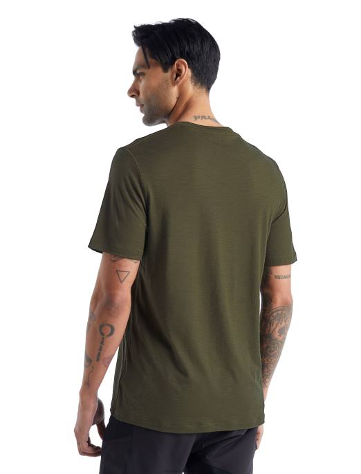 Icebreaker Mænd merino tech lite ii kortærmet t-shirt trailhead B00X473 tøj loden