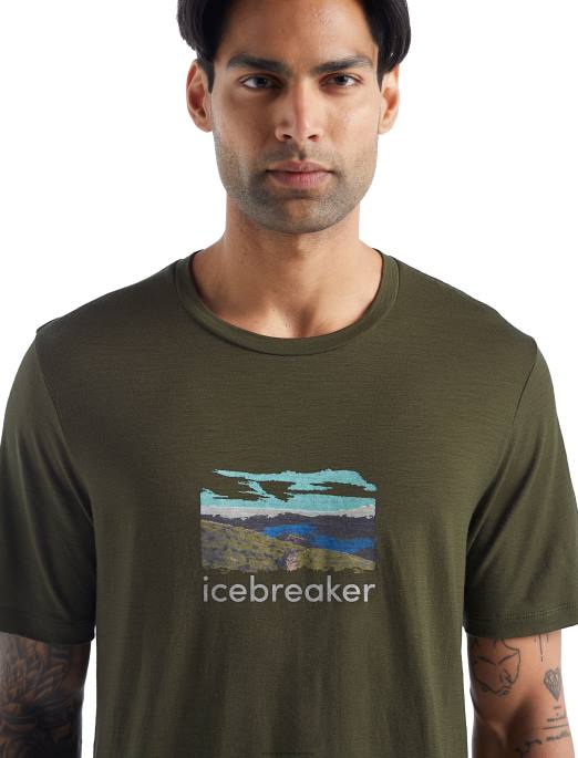 Icebreaker Mænd merino tech lite ii kortærmet t-shirt trailhead B00X473 tøj loden