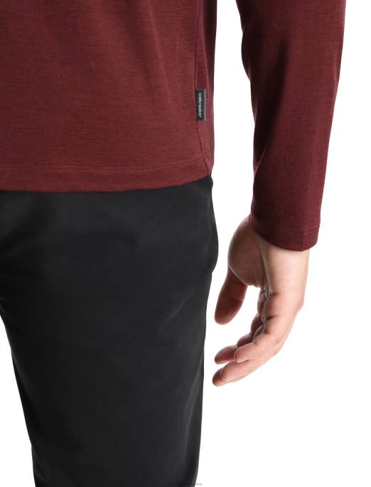 Icebreaker Mænd merino tech lite ii langærmet t-shirt topmønster B00X379 tøj espresso