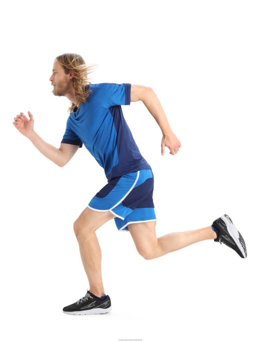 Icebreaker Mænd zoneknit merino kortærmet t-shirt B00X401 tøj lazurit/kongelig flåde