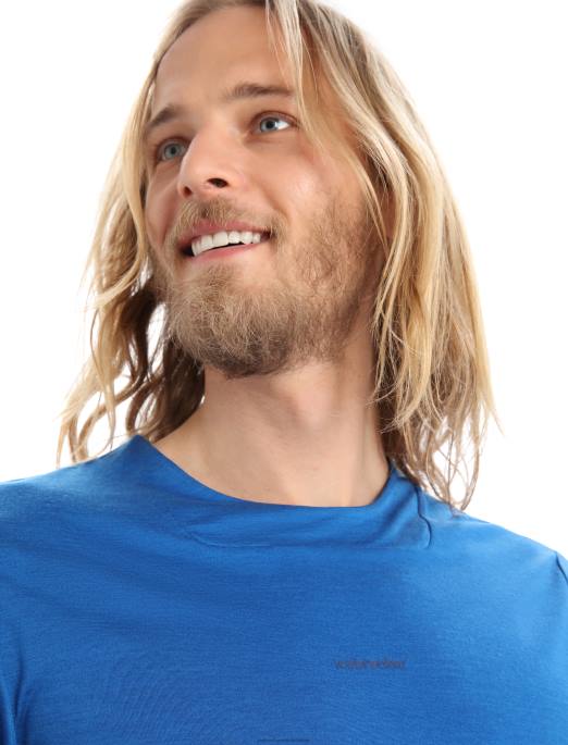 Icebreaker Mænd zoneknit merino kortærmet t-shirt B00X401 tøj lazurit/kongelig flåde