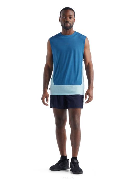 Icebreaker Mænd zoneknit merino tank B00X490 tøj azul/dis
