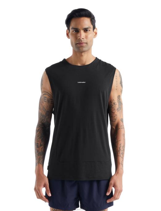 Icebreaker Mænd zoneknit merino tank B00X491 tøj sort