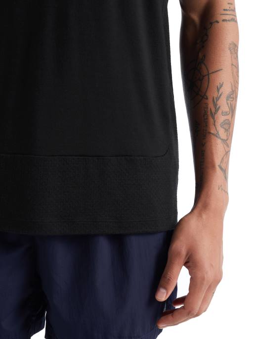 Icebreaker Mænd zoneknit merino tank B00X491 tøj sort