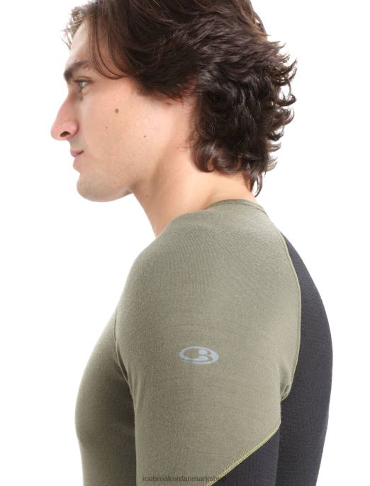 Icebreaker Mænd bodyfitzone merino 260 zone langærmet crewe termo top B00X437 tøj loden/sort