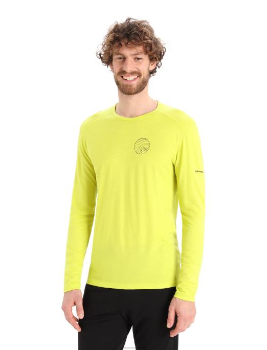 Icebreaker Mænd merino 200 oasis langærmet crewe termisk top alps 3d B00X427 tøj skinne