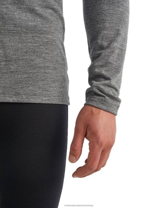 Icebreaker Mænd merino 200 oasis langærmet crewe termo top B00X135 tøj grusstenslyng