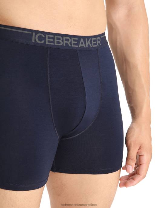 Icebreaker Mænd merino anatomica boksere B00X108 tøj midnatsflåde