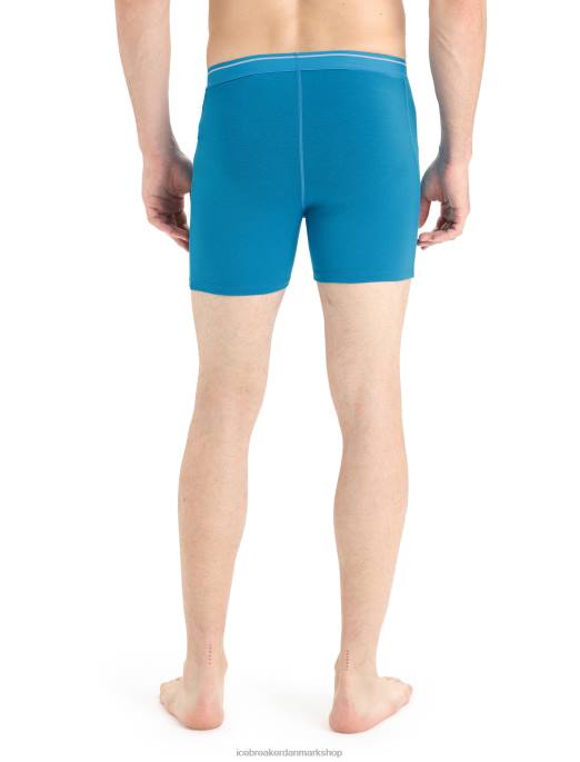 Icebreaker Mænd merino anatomica boksere B00X112 tøj geo blå