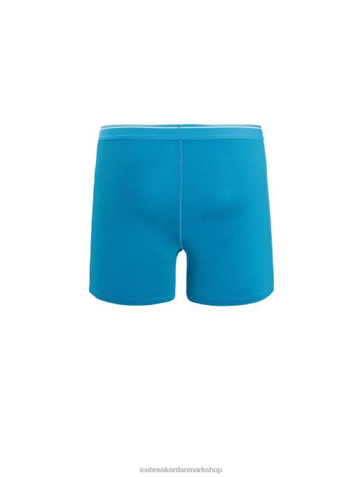 Icebreaker Mænd merino anatomica boksere B00X112 tøj geo blå