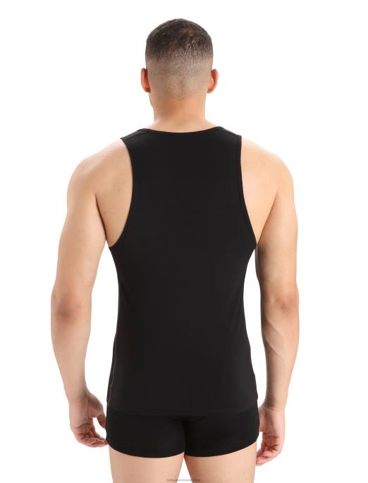 Icebreaker Mænd merino anatomica tanktop B00X125 tøj sort