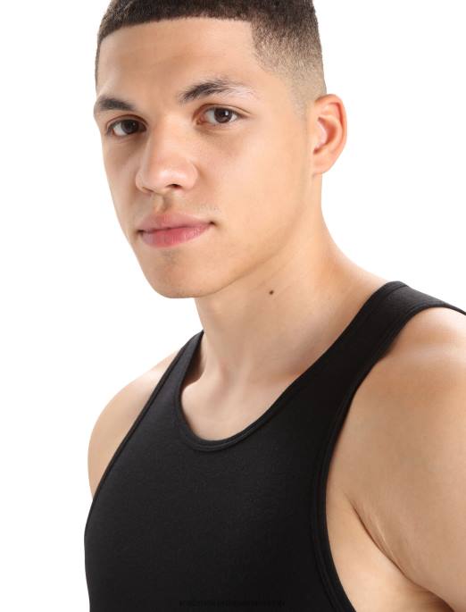 Icebreaker Mænd merino anatomica tanktop B00X125 tøj sort